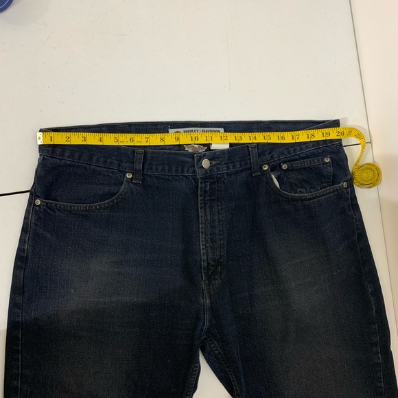 Vintage 90s Harley Davidson Jean Pants Straight Leg 40x32 (check measurements) - Picture 5 of 5